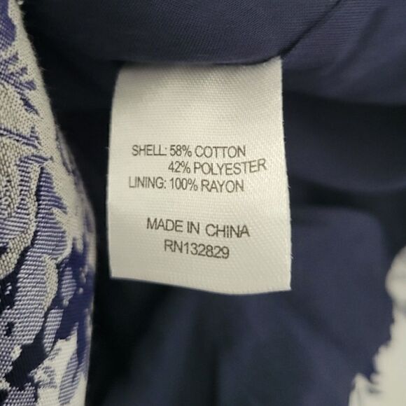 Majorelle Blue Floral Donnie Mini Blazer Dress in French Blue x Revolve - Picture 5 of 9